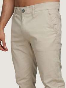 Men's Twill Pants Kit Men's Pants With Lycra Elastane - 冰灰色 - 查看 8