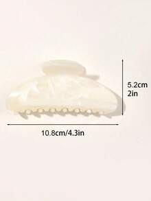 قطعتان من مشابك الشعر الشفافة الكبيرة بشكل سمكة قرش بطراز ياباني حلو باللونين الأزرق والأبيض، هدايا عيد الميلاد والهدايا والحشو لجوارب للنساء والبالغين وإكسسوارات الشعر - متعدد الألوان - مشاهدة 3