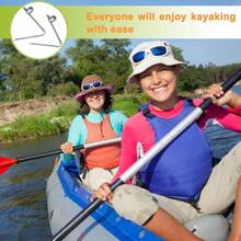 10 PCS Kayak Paddle Spring Snap Clips Stainless Steel Push Button Spring Clip Tube Locking Pin Clip Camping Awning Tent Pole - Solid Single Pin - 6 mm Single Pin - View 6