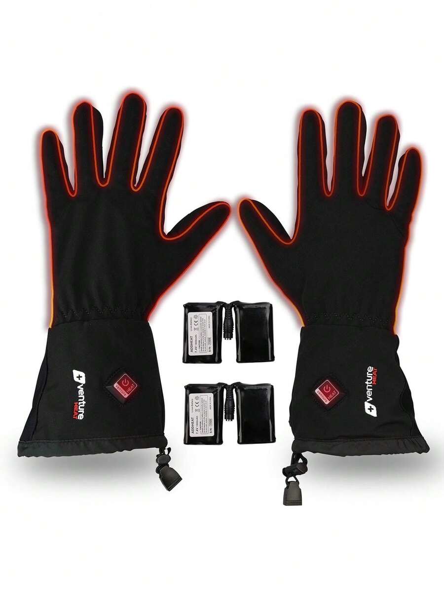 Avert - Guantes térmicos unisex para adultos (7,4 V, tamaño mediano), color negro,26995814 - Multicolor - Ver 1