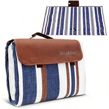 Picnic Blankets Dual Layers Picnic Blanket Outdoor WaterResistant Handy Mat Tote Spring Summer Camping Blanket Great For The Beach - 152x191cmRectangular - View 1