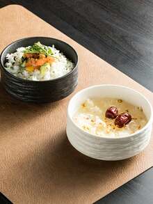 韩式石纹碗，日式石纹碗，创意岩石纹理碗，适用于家庭、餐厅、烧烤、饭碗等场合 - 彩色 - 查看 7