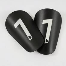 1 Pair Mini Master #7 Football Shin Guards, Thick & Durable Mini Football Shin Pads, Suitable For All Seasons