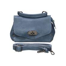 CHENSON | Bolso con Asa Chenson para Mujer – Bolso Mediano en Color Azul – Bolso Bandolera con Cremallera y Corchete – Varios Compartimentos – Versátil y Combinable – Estiloso – Modelo C303 - ✅ Entrega 24/72h a España (península)