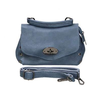 Chenson CHENSON | Bolso con Asa Chenson para Mujer – Bolso Mediano en Color Azul – Bolso Bandolera con Cremallera y Corchete – Varios Compartimentos – Versátil y Combinable – Estiloso – Modelo C303 - ✅ Entrega 24/72h a España (península)