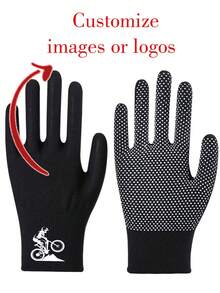 可定制Logo和设计，可选100双/50双/10双/2双/1双。采用耐用加厚尼龙材质，防滑耐磨。粘点式骑行手套，提供保护、耐磨、防撞、防老茧功能。适合日常工作、骑行、徒步等户外活动，男女通用。 - 彩色 - 查看 27