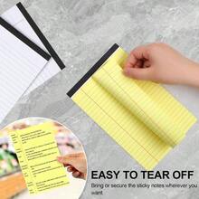 Utron 6 PCS Small Legal Pads 5x8 Yellow and White, Narrow Ruled Small Note Pads 5x8, Micro Perforated Writing Pad, College Ruled Legal Notepads 5x8 Study, Office, To - Do Lists30 SheetsSmall - inicial - Ver 5