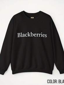 Blackberries Sweater, Fruit Sweater, Uplifting Sweater, Posit Sweater, Healthy Sweater, Sweater, Fun Sweater, Vegetarian Sweater,Autumn/Winter Hoodie Autumn Set - 款式9 - 查看 1