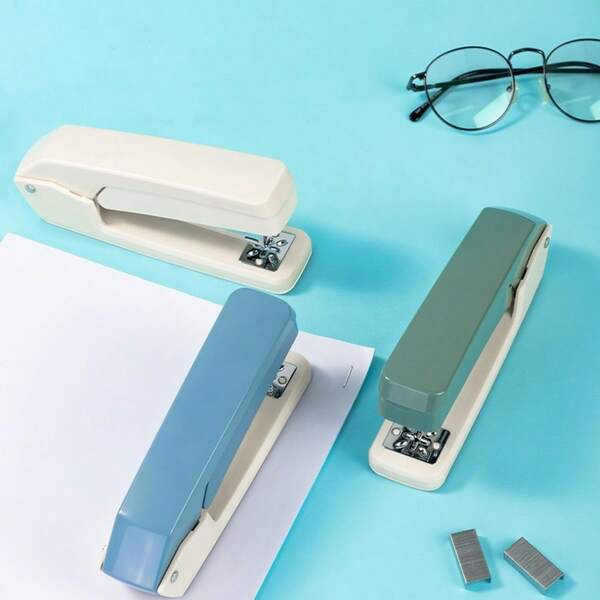 Rotary Stapler- Manual Office Paper Tying Tool With 24/6 Staples
