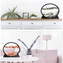 Decoracin de imagen de en movimiento 3D, movimiento lquido de paisaje de de mar profundo, vidrio redondo, pintura de mvil, regalos relajantes, grandes decoraciones de - inicial - Ver 6