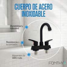 Kitchen Faucet - Matte Black With Levers - View 4