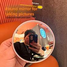 優雅圓形凸面廣角旅行攝影鏡 - 由凸面廣角玻璃鏡製成，非常適合戶外旅行攝影和室內裝飾，無毛刺，使其成為現代家居裝飾和戶外旅行攝影的理想選擇。 - 彩色 - 查看 10