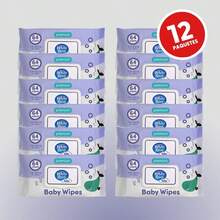 Toallitas humedas para bebe, sin alcohol, ideal para tu porta toallitas, por mayoreo, caja con 12 paquetes de 64 toallitas (768 toallitas) White Rain - 1 - Ver 3