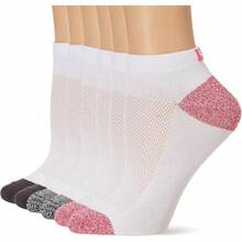Piezas Tin para Mujer, SÚPER SUAVE, Talla Mujer: 23 a 25 cm, Colores - Blancos con Puntas y Talones de Colores Jaspeados - Ver 1