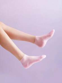 1pair Silicone Gel Moisturizing Socks For Foot Care, Prevent Cracking,Remove Dead Skin,Protective And Elastic Foot Care Socks-Halloween,Christmas,Fall,Winter, Supplies, - Multicolor - View 4