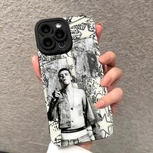 Yung Lean Rapper Phone Case Compatible With  17 16e 16 15 14 13 12 11 Mini Pro Max Air X XR XSMAX 8 7 Plus Shockproof Soft TPU Back Cover, Shockproof Protective Case, Fashionable Phone Accessories, Durable Material, Lightweight Protective Case,  User  17 Case  17 Pro Max Cover - 混合顏色 - 查看 5