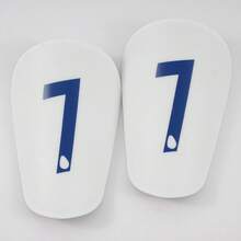 1 Pair Mini Master #7 Football Shin Guards, Thick & Durable Mini Football Shin Pads, Suitable For All Seasons