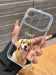 Ốp điện thoại cá nhân hóa độc đáo với tên và ảnh, tương thích với iPhone 17, 16, 15, 14, 13, 12, 11 Pro Max Plus, 17 Pro Max/17 Air, 16pro/16plus/16promax và S24/S25ultra/S25plus/S25edge/A17/A07/A26/A36. Hỗ trợ thiết kế cá nhân hóa và ảnh riêng tư. Ốp điện thoại chống sốc cao cấp, có thể tùy chỉnh với chủ đề gia đình, thú cưng, cặp đôi, quà tặng cá nhân hóa, ốp bảo vệ cao cấp, ốp điện thoại độc đáo, phù hợp với người dùng và người yêu thú cưng. - Trong sáng - Xem 7