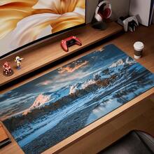 1个装鼠标垫 游戏电脑 新款定制家用键盘垫 鼠标垫 桌垫 笔记本电脑地毯 防滑鼠标垫 森林雪景 - 彩色 - 查看 14