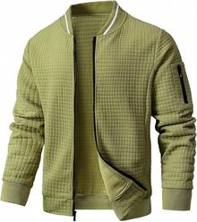 Mens Casual Lightweight CoatChristmas MQ4K - 綠色 - 查看 12