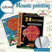 100pcs Digit Coloring Task Series: Mosaic Pixel Art, Halloween Digit Coloring, Secret Pixel Scenes And More, Fun To Improve Focus, Challenging, Suitable For Teens & Adults (11.69x8.26 Inches, 24 Double-Sided Coloring Pages), Christmas Gift, Thanksgiving Gift, New Year Gift, Back To School Gift - Multicolor - View 11