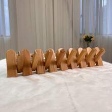 1 szt. Drewniany wieszak ścienny na ubrania, nowoczesny organizer wiszący w stylu fortepianu na ubrania, klucze, czapki, ręczniki, wieszak oszczędzający miejsce w przedpokoju (montaż przykręcany lub bezśrubowy)