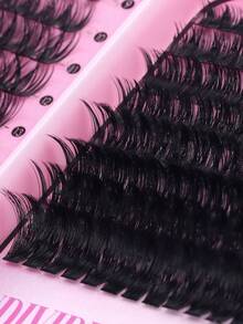 640/300 sợi mi giả D-Curl dạng xòe, kiểu hoạt hình, 30D/40D/50D/60D/80D/100D, 9-16mm, mi giả tự làm theo yêu cầu, mi 3D, mi volume kiểu Nga, mi giả lông chồn mềm mại, tự nhiên. Thích hợp cho du lịch, sử dụng hàng ngày (thân thiện với người mới bắt đầu), đám cưới, hẹn hò, tiệc tùng, kỳ nghỉ, cũng tuyệt vời cho Giáng sinh/Halloween/làm quà tặng. - màu đen - Xem 9