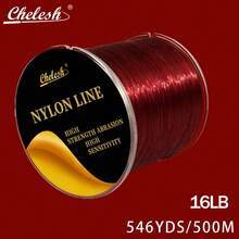Chelesh 500米/546码高品质单丝尼龙钓鱼线，适用于海钓、淡水钓鱼（台湾地区），多种强度可选，经久耐用，结实可靠，可作为钓鱼礼品、圣诞装饰线或珠宝DIY串珠线。 - 彩色 - 查看 67