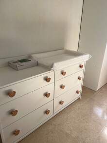 6个波西米亚风格梳妆台把手，可爱山毛榉木动物造型抽屉拉手，适用于橱柜、家具装饰，附带安装螺丝 - 杏色 - 查看 2