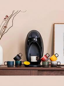 Mini Vintage Holzgriff Keramik Espresso Tasse, Keramik Teetasse, Holzgriff Japanische Keramik Kleine Kaffeetasse, Verlaufende Glasur Teetasse, Keramik Kung Fu Kleine Teetasse, Einzelne Haupttasse, Nachmittags Tee Geschenkbox Set, Espresso Tasse, Japanische Einfache Mini Kaffeetasse. Einfaches saisonales Design, bequemer Griff, leicht zu reinigen, perfekt für Zuhause, Café und Bürogebrauch (Bitte beachten Sie die Größe) - Verschiedenfarbig - Übersicht 9