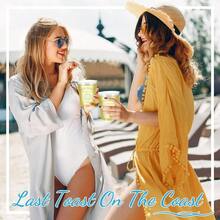 D16 Bachelorette Party Cups Last Toast On The Coast Clear Frosted Plastic Cute Bach Party Drinkware Reusable Cups Plies Bridal Shower Favors Engagement Decorations Gift 16oz Blue Shell - 藍殼 - 查看 4