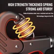 Grip Strength Trainer, Adjustable Resistance 5-100 Kg Grip Strengthener, Non-Slip Counting Hand Gripper For Muscle Building