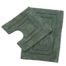 Renee Taylor 2200 GSM Tufted Bath Mat 2Pieces Set Sage - Sage - View 1