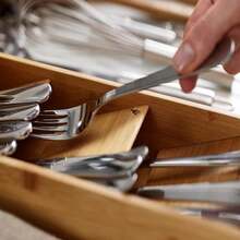 Joseph Joseph DrawerStore Compact Knife Organizer, Holds Up To 9 Knives, Kitchen Organization &Amp; Drawer Storage, Bamboo - Màu B - Xem 6