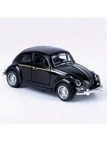 1:38 Scale Vintage Alloy Model Car, Desktop Decor For Bedroom, Desk, Office, Classic Retro Car Model, Alloy Car, Collectible, Openable Doors, Visible Interior, Suitable As Birthday, Friend, Father's Day, Party Gift - Multicolor - View 6