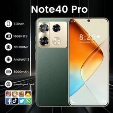 2025Note40 smart Android 5g mobile phone 7.3 inch all-in-one 16+1T large screen