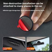 2-In-1 Car Window Glass Breaker & Seatbelt Cutter, Mini Safety Escape Hammer, Car Emergency Escape Tool, Self-Defense Keychain, Car Accessories, Window Breaker, Portable Rescue Tool Keychain, Emergency Hammer, Car Emergency Escape Device - Multicolor - View 5