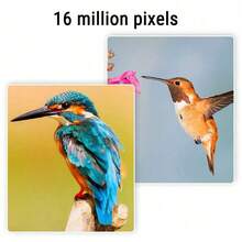 1080P HD Digital Camera With 2MP Camera, 16X Optical Zoom, Digital Image Stabilization, 600mAh Battery, 2.4" Detachable Lens, Supports Up To 128GB Memory Card - Camera + Card Reader - View 7