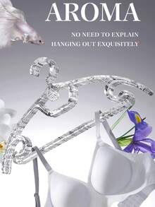 Fragrance Hanger: Seamless Home Use + Luxury Thickened + Wavy Design, Hanging Clothes Fragrance Protection All-In-One. Top Notes: Pink Pepper, Pear, Black Currant. Middle Notes: Rose, Jasmine, Angelica. Base Notes: Cedar, Vanilla, Patchouli.