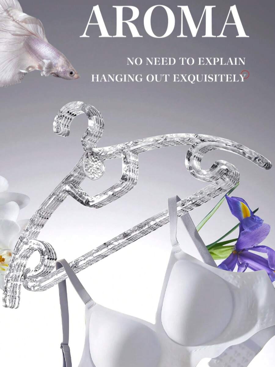 Fragrance Hanger: Seamless Home Use + Luxury Thickened + Wavy Design, Hanging Clothes Fragrance Protection All-In-One. Top Notes: Pink Pepper, Pear, Black Currant. Middle Notes: Rose, Jasmine, Angelica. Base Notes: Cedar, Vanilla, Patchouli.