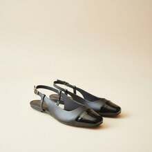 BLACK SLINGBACK - 黑色 - 查看 7