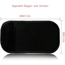 Alfombrilla adhesiva para salpicadero de coche, paquete de 5 unidades, almohadilla antideslizante para salpicadero mejorada,ás yás gruesa, almohadilla para teléfono antideslizante - 6,3 x 3,5 pulgadas - Ver 6