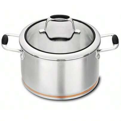 Coppernox Dutch Oven Casserole 4.8 Litre Capacity Multicolour
