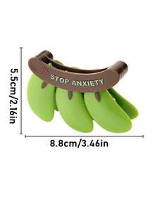 2pcs Banana Sealing Clip, Refrigerator Sticker, Food Plastic Bag, Moisture-Proof And Fresh-Keeping Clip, Milk Powder Sealing Strip, Banana Snack Sealing Clip, Creative Snack Clip, Potato Chip Clip, Household Kitchen Seasoning Bag, Food Sealing Clip, Kitchen Decoration, Indoor Decoration, Beautiful And Cute, Holiday Gift Giving, Also Very Exquisite