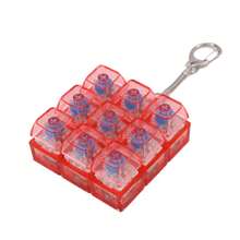 1pc Talking Squeeze Toy Keychain, Portable Stress Relief Toy, Finger Pressure Release Gadget, Creative Small Gift - Multicolor - View 5