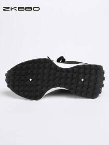 ZKBBO 女士休闲运动鞋，轻便防滑健身跑步鞋，网球鞋，休闲鞋 - 黑色 - 查看 7