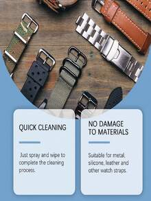 JUE FISH 100ML Watchband Cleaning Spray Daily Cleaning Metal Watchband Stainless Steel Ring Dial Care Agent - Multicolor - View 4