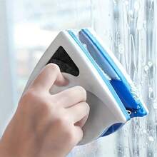 Doppelseitiger magnetischer Fensterreiniger - Ein wiederverwendbares Kunststoff-Glasreinigungswerkzeug, geeignet für 3-8 mm dickes Einscheibenglas. Es benötigt keine Stromversorgung. Ergonomisches Griffdesign, mit starker Magnetanziehung, geeignet für den Haus- und Gewerbeeinsatz. Moderner Fensterreiniger, Magnetreiniger, Doppelaktionsreiniger. - Verschiedenfarbig - Übersicht 3