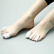 6 قطع واقيات أصابع القدم من السيليكون، واقيات احتكاك الأحذية، واقيات رأس الحذاء الرياضي، مريحة وغير كاشطة