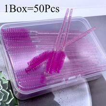 Mollie Lipper 50 Buah Kuas Bulu Mata Kristal dengan Kotak Penyimpanan, Set Perjalanan, Alat Ekstensi Bulu Mata, Makeup - MultiWarna - View 10